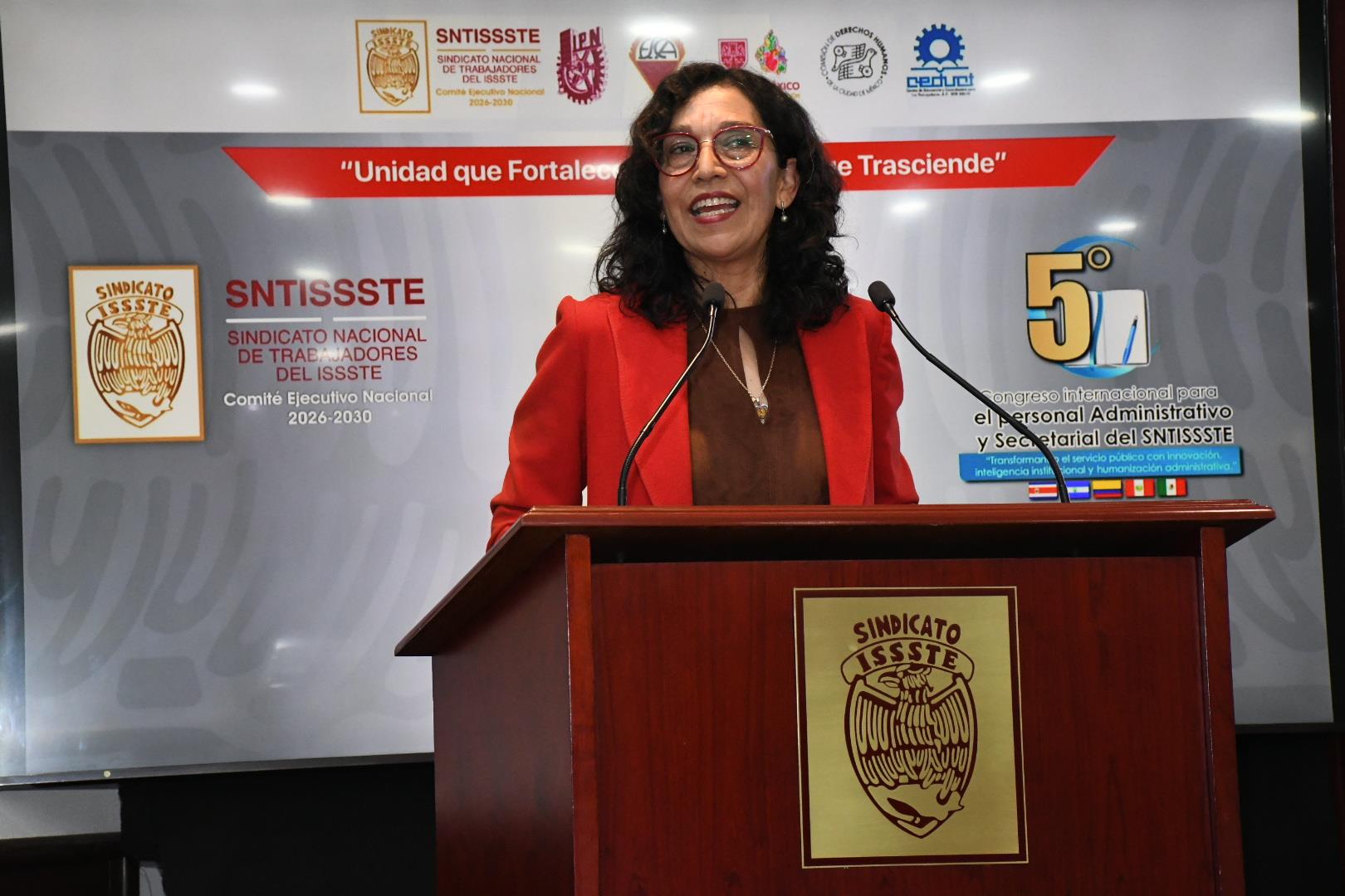 5° Congreso Internacional para Personal Administrativo y Secretarial del SNTISSSTE, Inauguración, Día 2